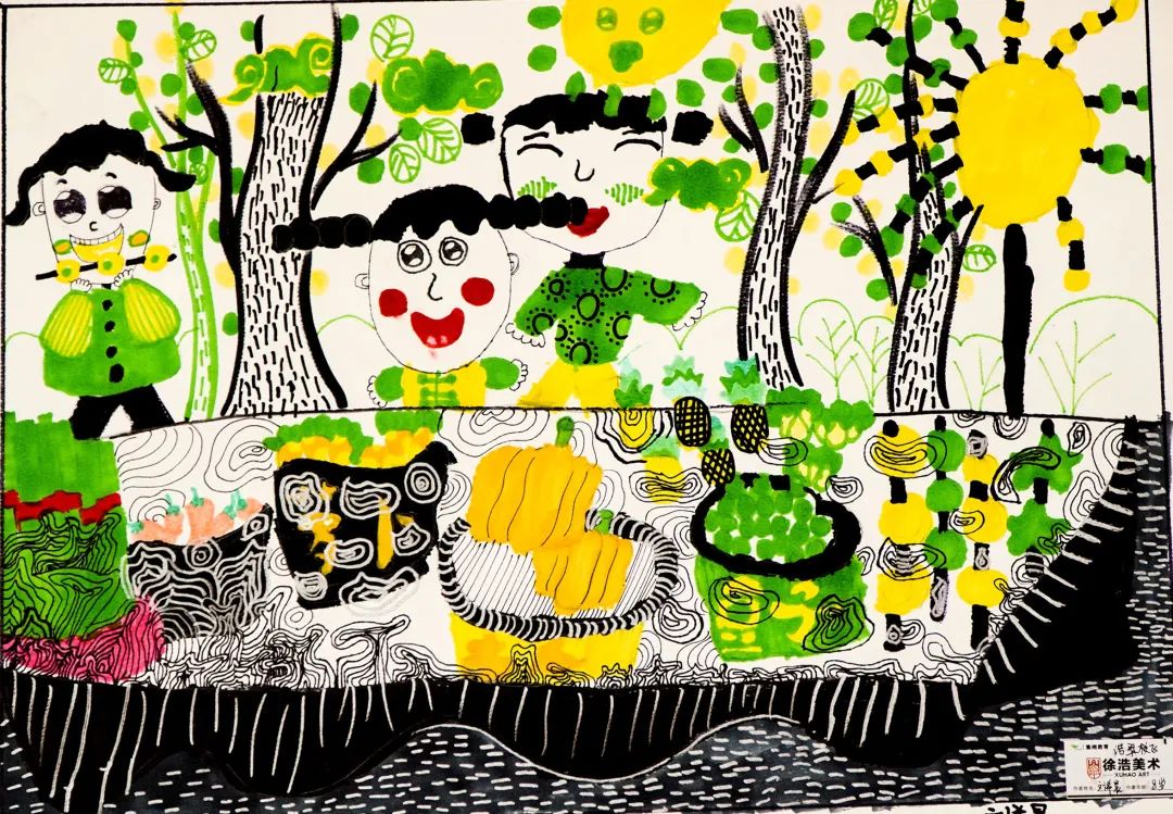 徐浩美术萌娃作品展(第三期) - 徐浩美育